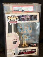 Margot Robbie Signed Autograph Suicide Squad Funko Pop 105 Slabbed PSA/DNA