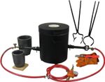 16 KG Gas Metal Melting Furnace kit Casting Propane Melting Furnace Tongs