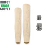 Genuine Hickory Wood Lump / Club Hammer Handle Shafts Supplied With Wedges
