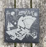 The Damned Music for Pleasure Laser Engraved Slate Coaster