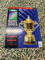 2003 Rugby World Cup Final programme Australia v England
