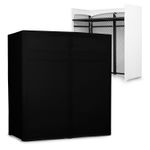 Vonyx DBC105 Mobile DJ Booth Stand with Desk, Scrim Covers & Bag - Easy Folding