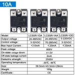 SSR Solid State Relay 10A 25A 40A 60A 80A 100A 120A 200A 240A Single Phase Contr