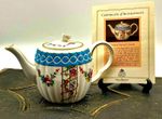 Vintage Teapot Royal Worcester Flower Trellis (1775) Limited Edition Certificate