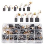 54PCS Electric Motor Carbon Brushes for Electric Hammer Drills, Angle Grinders