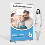 1.5m x 2m Roller Banner Printed - Your Artwork - Pop/Roll/Pull