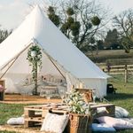 4M bell tent with Zipped in groundsheet | Free bell tent carabiners worth £19.99