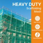 Heavy Duty Green Scaffolding Debris Netting 2m x 50m Roll