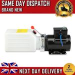 220V Single Acting Hydraulic Power Unit Pack Pump Car Lift Ramp Motor 6L Tank