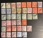 Malaysia Straits Settlements  Early KG V Used Stamps Cat £20+ .