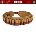 TOURBON Canvas 12GA Shotgun Cartridges Belt Hunting Ammo Shell Carrier Holder UK