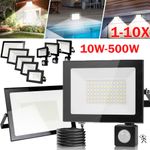 LED Floodlight Spot Security Flood Lights Light Outdoor Garden Lamp 10W-500W UK