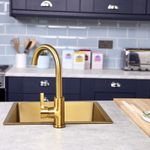 Vättern | Single Lever Kitchen Sink Mixer Tap with Swivel Spout | Swan Neck