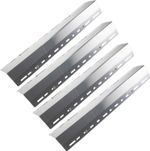 Universal Adjustable Gas Grill Heat Plate Shield Burner Cover Flame Tamer 4-Pack