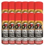 12xExtra Strong As An Ox Spray Adhesive Glue Carpet Tile Craft Fabric Card 500ML
