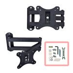 TV LCD 3D LED PLASMA WALL MOUNT BRACKET TILT SWIVEL FOR VESA 75x75 100x100mm