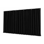 BeamZ PRO MOLTON320 Stage Backdrop Theatrical Drape 300 x 300cm - Black