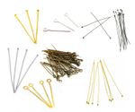 Head, Ball, Eye Pins - 100pcs  Jewellery Making Findings -Various Sizes / Colour