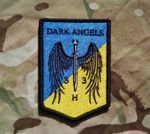 Ukraine Dark Angels Embroidered Patch - British Foreign Volunteer Unit Legion