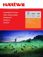 200 Sheets  A6 4x6 Hot Laminating Pouches 150Micron  (75x2)  110x160mm