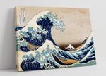 HOKUSAI, THE GREAT WAVE OFF KANAGAWA -CANVAS WALL ART CANVAS ARTWORK PRINT