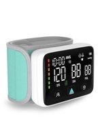 Wrist Blood Pressure Monitor Adjustable Cuff Voice Heart Rate Machine LCD Screen