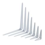 London Wall Brackets Neptune WHITE Metal Steel Shelf Wall Shelving Supports