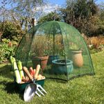 Brolly Cloche Pop-Up Plant/Pest/Bird/Protection/Netting Dome 1m x 0.75m