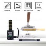 220V Manual Desktop T-slot Type Hot Stamping Machine Leather Logo PVC Bronzing