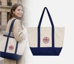 Large Trader Joe’s Canvas Tote Shopping Bag Shoulder Bags 4 Colors 2026 New UK