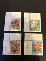 Postage Stamps Jugoslavija Flowers MNH