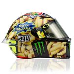 Valentino Rossi VR46 1:5 Scale Moto GP Mini Helmet Mugello 2014