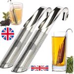 Portable Pipe Tea Infuser: Stainless Steel Tea Strainer & Brewer for Loose Leaf