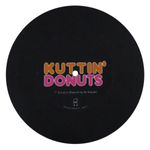 Dr Suzuki Kuttin Donuts 7" Scratch Slipmat Portable Scratching Portablism Black