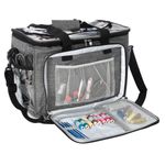 Portable Knitting Tote Bag Wool Crochet Storage Bags Sewing Needles Organizer 