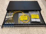 Matrix LC Duplex, 12 Port 24 Position Fibre Patch Panel Loaded with 6 LC Duplex,