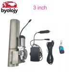 3'' Electric Exhaust valve I Pipe Straight Control Valve with Remote Control