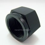 AN-8 AN8 BLACK JIC Flare END CAP Blanking Plug Blocker Hose Fitting Adapter
