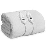 Dreamcatcher Double Size Electric Blanket 193x137cm Heated Polar Fleece Dual Con