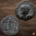 Licinius II coin -- ALEXANDRIA mint IOVI CONSERVATORI @R468