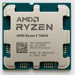 AMD Ryzen 5 7600X CPU Processor 6 Core 12 Thread AM5 4.7GHz 5.3GHz 38MB