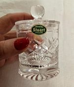 Stuart crystal small Preserve/ Mustard /Mint/ Sauce Pot