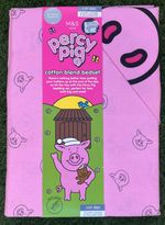M&S 'Percy Pig' Cotton Blend Bedset for Cotbed (Duvet Cover & Pillowcase) | BNIP