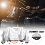 Drum Kit Set Dust Cover Sewn Electronic Drum Cover for Percussion Instruments