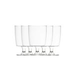Drinkwize Wine Glasses. One Piece Disposable Plastic. 200ml (Pack Of 30).