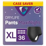 36 x Drylife Pants Maxi Night | Pull-Up Unisex Incontinence Pants | 4 Packs of 9