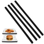 4 Pack Oven Rack Protectors, 14 Inch Silicone Oven Shelf Edge Guards