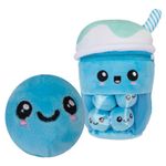 Boba Tea Soft Toy Cute Plushie Huggable Plush Blue
