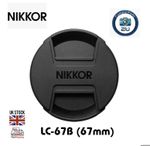 NIKKOR 67mm Lens Cap Replacement for Nikon Camera LC-67B Snap-On Centre-Pinch