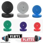 1.25KG, 2.5KG We R Sports Vinyl Weight Plates Cement Disc WeightPlate Weights